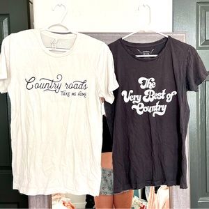 Set of country t-shirts! Lightweight material. Can be sold separate.